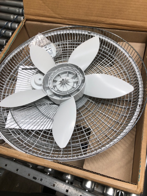 Photo 2 of 18 in. Commercial Grade Oscillating Wall Mount Fan