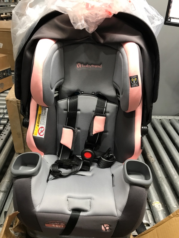 Photo 2 of Baby Trend Cover Me 4 in 1 Convertible Car Seat, Quartz Pink