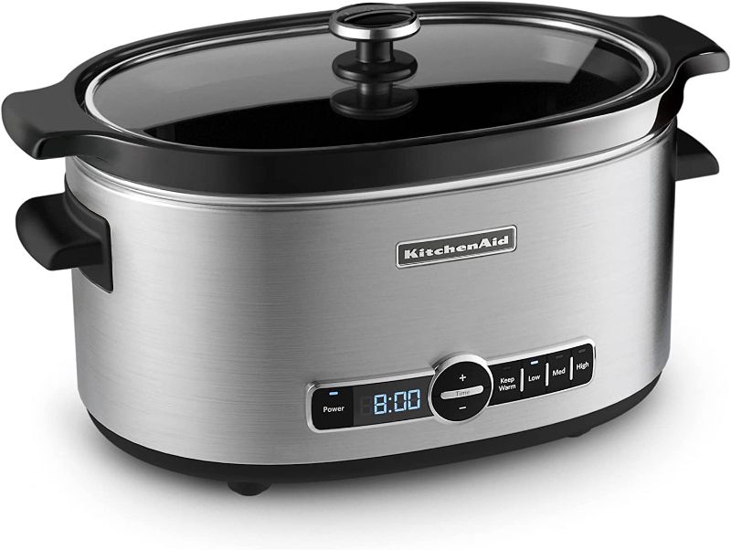 Photo 1 of KitchenAid KSC6223SS 6-Qt. Slow Cooker with Standard Lid - Stainless Steel