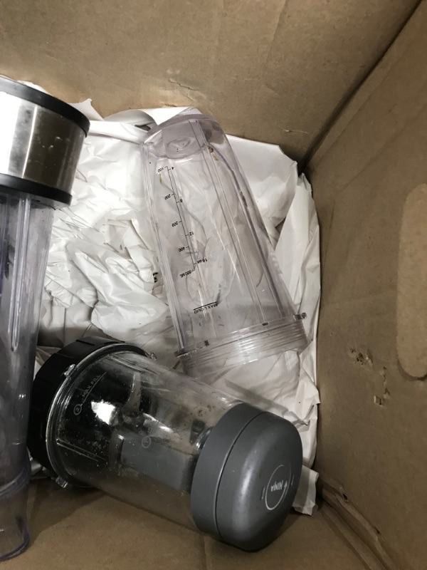 Photo 1 of Ninja SS351 Foodi Power Blender & Processor System 1400 WP Smoothie Bowl Maker & Nutrient Extractor* 6 Functions for Bowls, Spreads, Dough & More, smartTORQUE, 72-oz.** Pitcher & To-Go Cups, Silver Silver 72 fl oz. (64 oz max liquid) 72-oz. Nutrient Extra