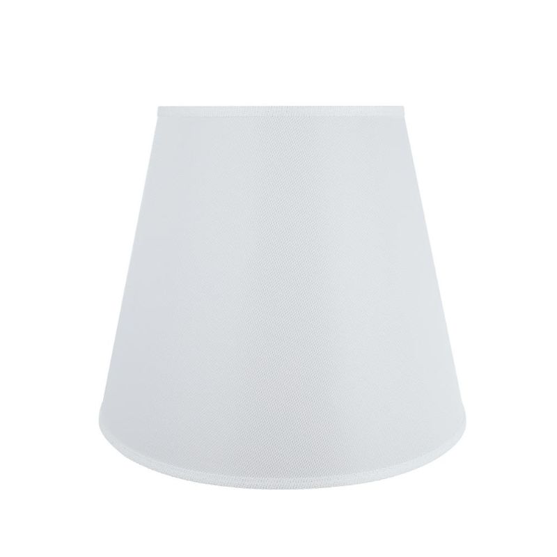 Photo 1 of Aspen Creative Hardback Empire Shape Spider Construction Lamp Shade in White (11" X 18" X 15")
