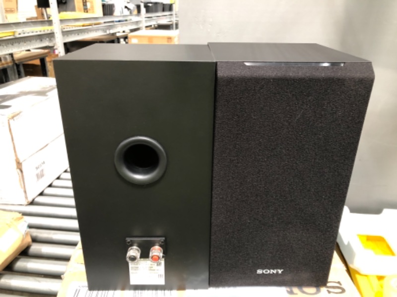 Photo 2 of Sony SSCS5 3-Way 3-Driver Bookshelf Speaker System (Pair) - Black