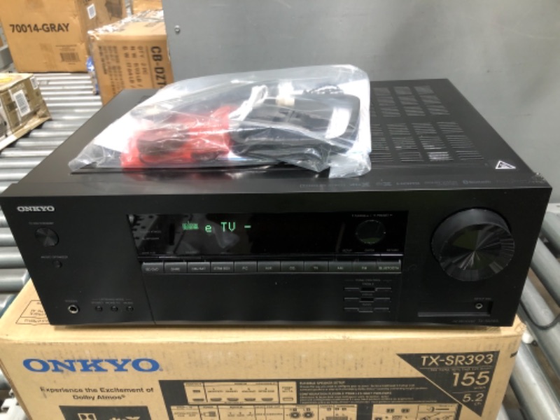 Photo 2 of Onkyo TXSR393 5.2-Channel a/V Receiver
