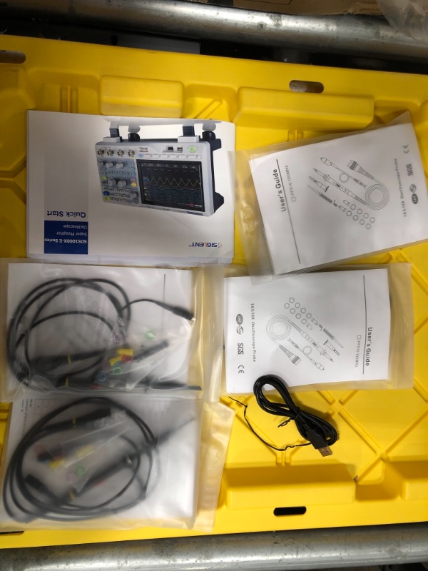 Photo 3 of Siglent Technologies SDS1104X-E 100Mhz Digital Oscilloscope 4 channels Standard Decoder, Grey