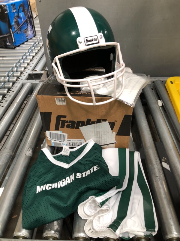 Photo 2 of Michigan State Spartans Franklin Sports Youth Deluxe Uniform Set
s/m