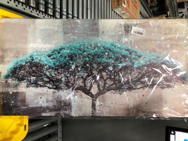 Photo 1 of 20 x 40 canvas art, Tree abstract