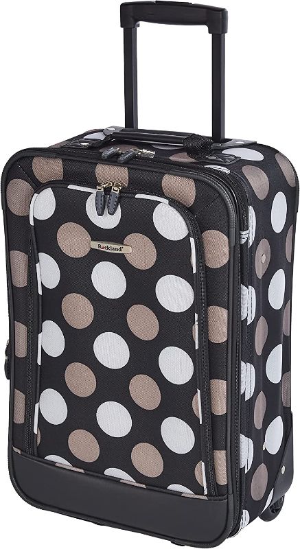 Photo 1 of Rockland Fashion Softside Upright Luggage Set, New Black Dot, 2-Piece (14/19)
