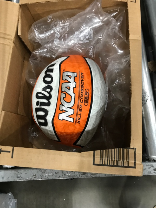 Photo 3 of WILSON NCAA Outdoor Basketballs - 29.5", 28.5", 27.5" Killer Crossover Size 7 - 29.5" orange/White