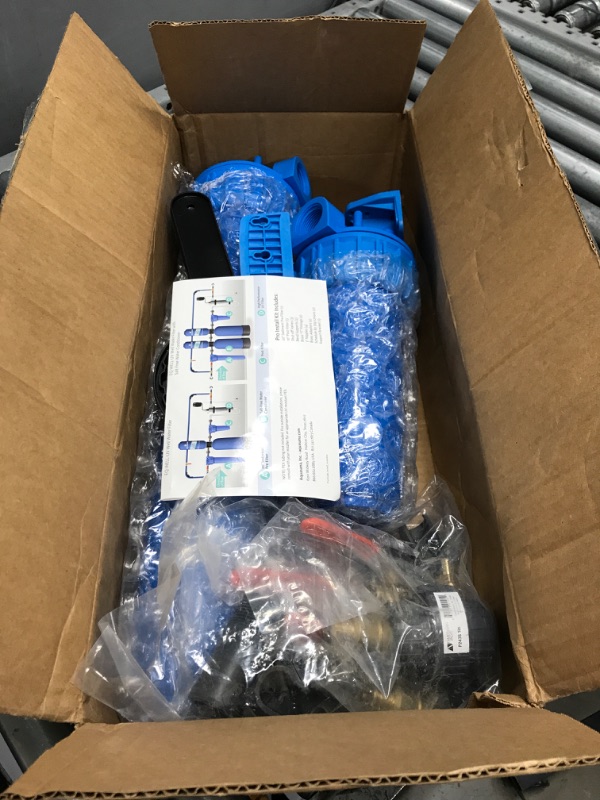 Photo 2 of **SEE NOTE** Aquasana Whole House Water Filter System *MISSING HARDWARE AND/OR PARTS* Carbon & KDF Home Water Filtration - Filters Sediment & 97% Of Chlorine - 1,000,000 Gl - EQ-1000 10-Year Filter System