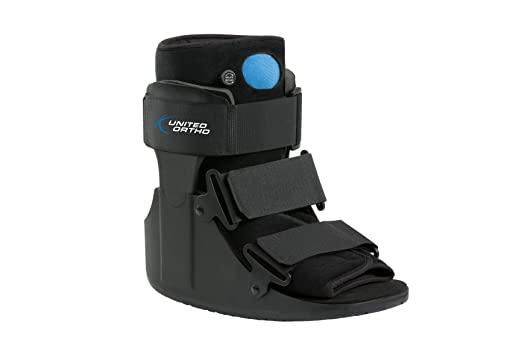 Photo 1 of United Ortho Short Air Cam Walker Fracture Boot, Extra Large, Black
