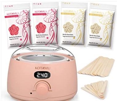 Photo 1 of KOTAMU Digital Wax Warmer Kit for Hair Removal, At Home Waxing Kit for Women Sensitive Skin
