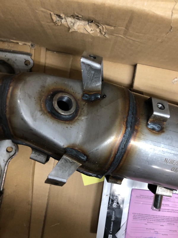 Photo 5 of **missing hardware**
YITAMOTOR Catalytic Converter compatible with 2002, 2003, 2004, 2005, 2006 Camry & Solara 2.4L with Gasket Kit Exhaust Manifold (EPA Compliant)