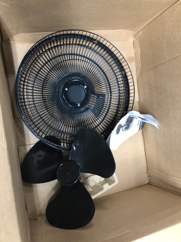 Photo 3 of **used**
CZ121BK 12 in. Oscillating Table Fan - Black
