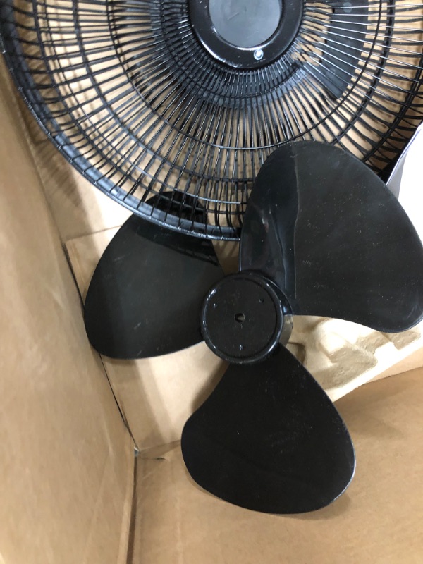 Photo 4 of **used**
CZ121BK 12 in. Oscillating Table Fan - Black
