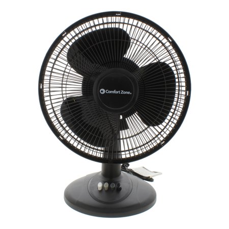 Photo 1 of **used**
CZ121BK 12 in. Oscillating Table Fan - Black
