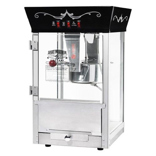 Photo 1 of Great Northern Matinee Movie 8 Oz. Antique Black Countertop Popcorn Machine
