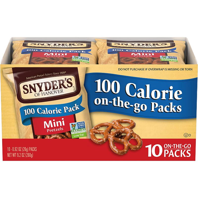 Photo 1 of Snyder's of Hanover Pretzels, Mini Pretzel 100 Calorie Packs, 10 Count Box
6 x packs
bb 11/06/22