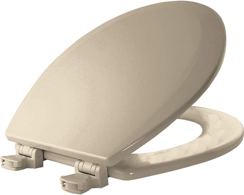 Photo 1 of  Toilet Seat with Easy Clean & Change Hinges, Round,