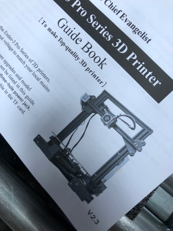 Photo 1 of **used**
Creality Ender 3 Pro 3D Printer with UL Certified Power Supply Removable Build Surface Plate Resume Printing Function Free Filaments & Nozzles FDM DIY 3D Printers 32bits Mainboard 220x220x250MM
