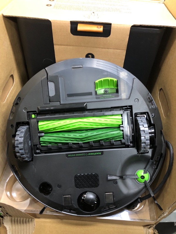 Photo 3 of iRobot Roomba j7+ (7550) Self-Emptying Robot Vacuum – Identifies and avoids obstacles like pet waste & cords, Empties itself for 60 days, Smart Mapping, Works with Alexa, Ideal for Pet Hair, Graphite
