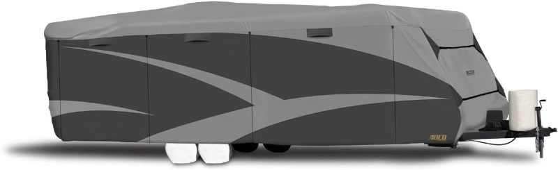 Photo 1 of ADCO 52243 Designer Series SFS Aqua Shed Travel Trailer RV Cover - 24'1" - 26', Gray
