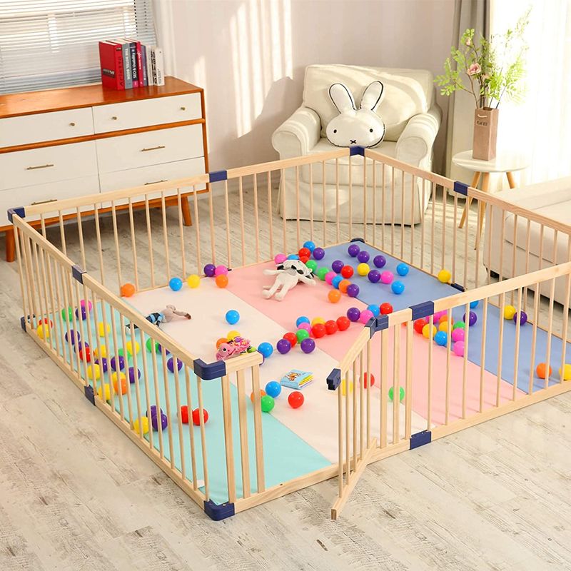 Photo 1 of ****PARTS ONLY****
Baby Playpen, Corrales para Bebes, Baby Fence Indoor Outdoor, Toddler Safety Activity Center Playard with/Locking Gate,31sq. ft
