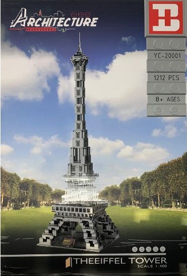 Photo 1 of **see comments**
Happy Build
The Eiffel Tower 1/400 Scale MOC 21019 Happy Build YC-20001 Architecture Series