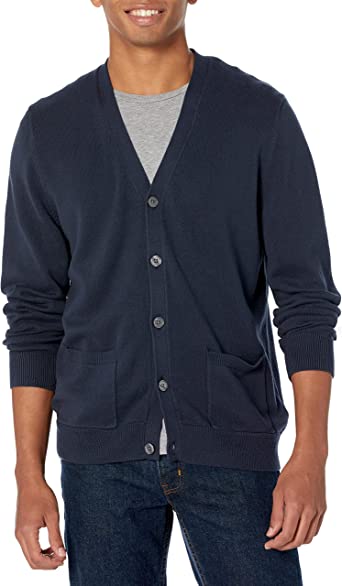 Photo 1 of Amazon Essentials Men's Cotton Cardigan Sweater - XL 