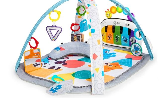 Photo 1 of Baby Einstein 4-in-1 Kickin' Tunes Music and Language Play Gym and Piano Tummy Time Activity Mat
