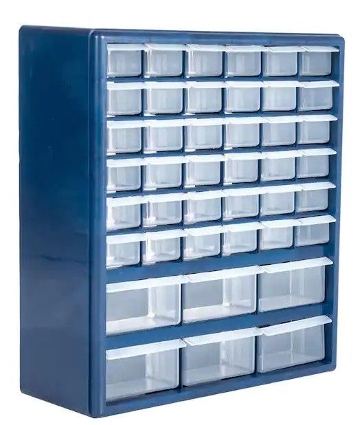 Photo 1 of 42-Compartment Storage Box Small Parts Organizer
