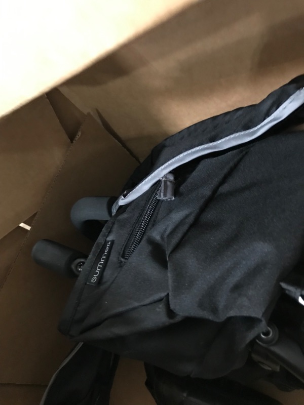 Photo 1 of Summer 3Dlite Convenience Stroller, Jet Black - Lightweight Stroller with Aluminum Frame, Large Seat Area, 4 Position Recline, Extra Large Storage Basket - Infant Stroller for Travel and More
