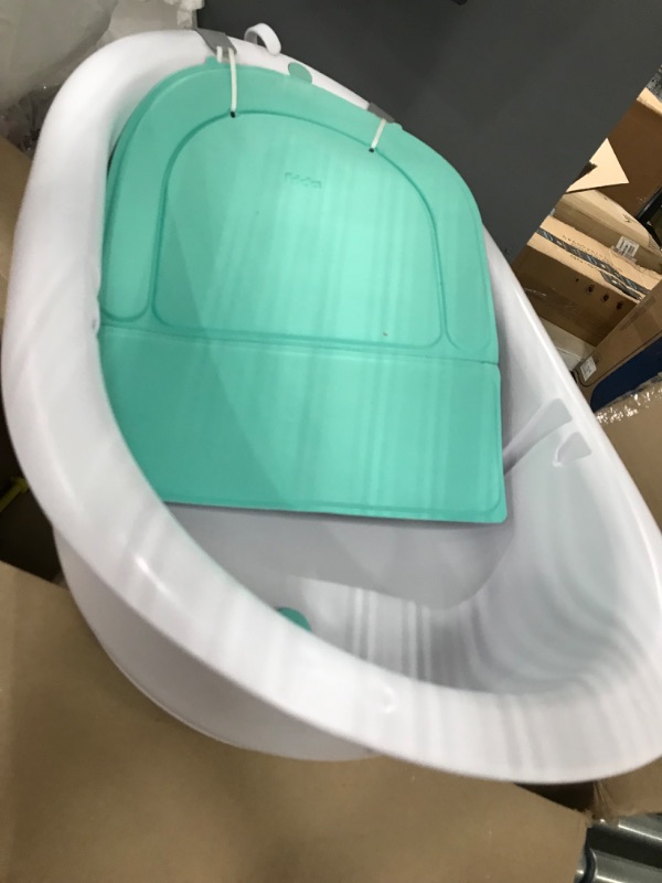 Photo 1 of 4-in-1 Grow-with-Me Bath Tub by Frida Baby Transforms Infant Bathtub to Toddler Bath Seat with Backrest for Assisted Sitting in Tub
