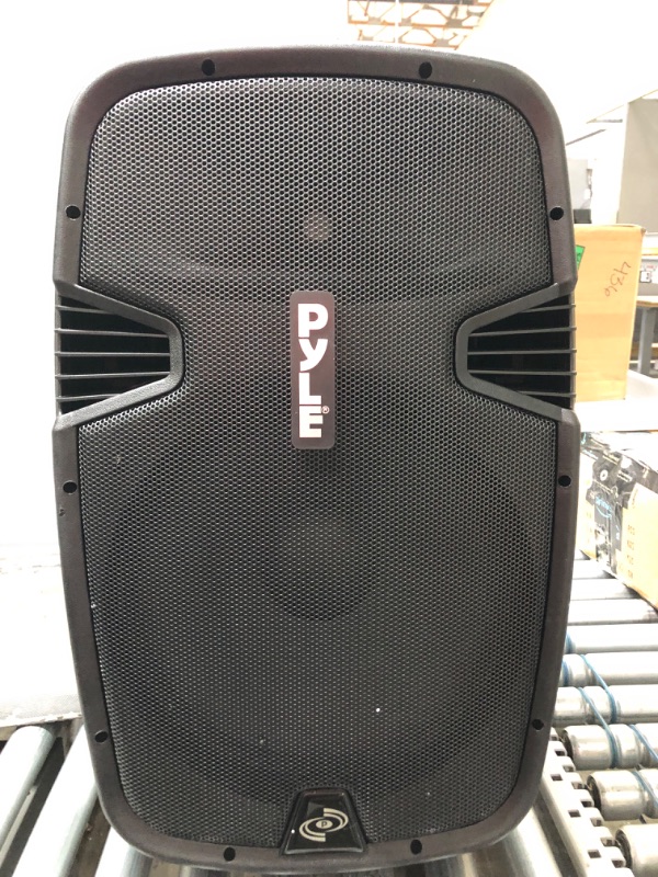 Photo 3 of Wireless Portable PA Speaker System - Compatible with Bluetooth, Active Loudspeaker, 1000 Watt Powered 2-Way Waterproof Amplifier, 12” Subwoofer, Tweeter, RCA, XLR, Mic In for Dj & Party - PPHP1241WMU