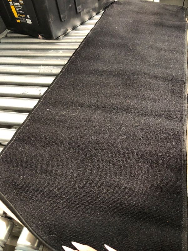 Photo 1 of 29 inches x 19 1/2" black runner rug