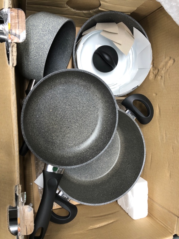 Photo 2 of BALLARINI Parma 10-pc Nonstick Pots and Pans Set, Dutch Oven, Made in Italy, Forged Aluminum & Parma Forged Aluminum 4.8-qt Nonstick Dutch Oven with Lid, Made in Italy
