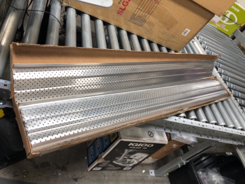 Photo 2 of A-M Gutter Guard - Aluminum 5" (50 Feet, Mill Finish)
