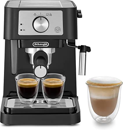 Photo 1 of De'Longhi Stilosa EC260.BK, Traditional barista Pump Espresso Coffee Machine, Black
