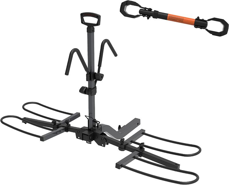 Photo 1 of HYPERAX Special Combo - Volt eco with E-Bike Adapter - Platform Bike Rack for Car, SUV, Trucks, Sedan - for 2" Hitch Fits Up to 2 X 60 lbs Bike with Up to 5" Fat Tires - NO RV USE!