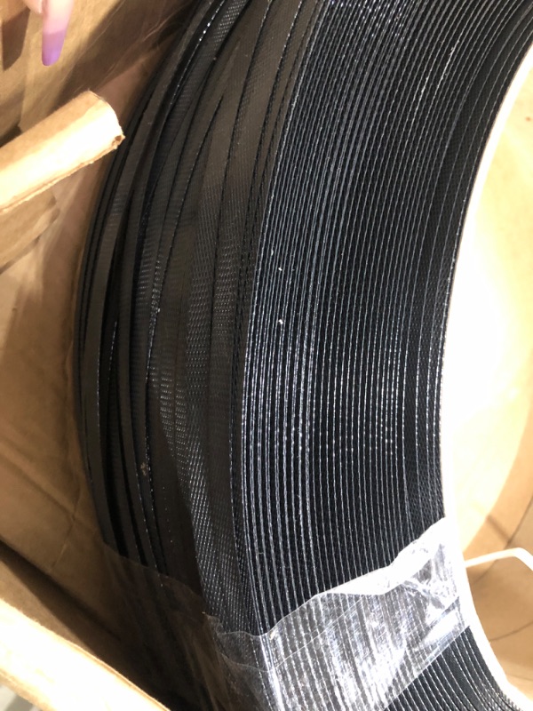View 3 of IDL Packaging 1/2" x 7200’ Hand Grade Polypropylene (PP) Strapping Roll of 16” x 6” Core Size, 600 lbs Break Strength – Lightweight and Affordable Poly...
