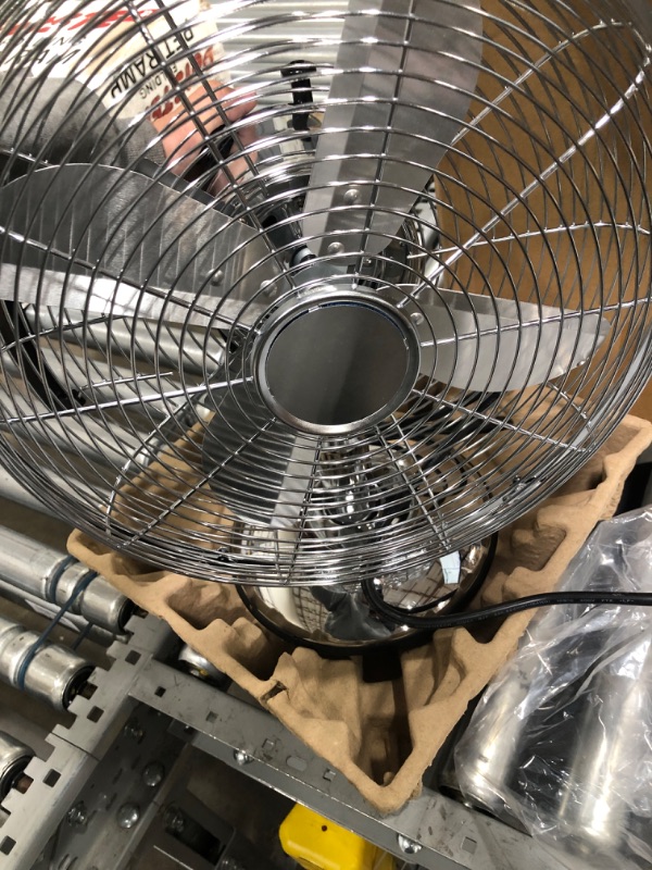 Photo 2 of  Retro Breeze 12 inch Fan, Brushed Nickel