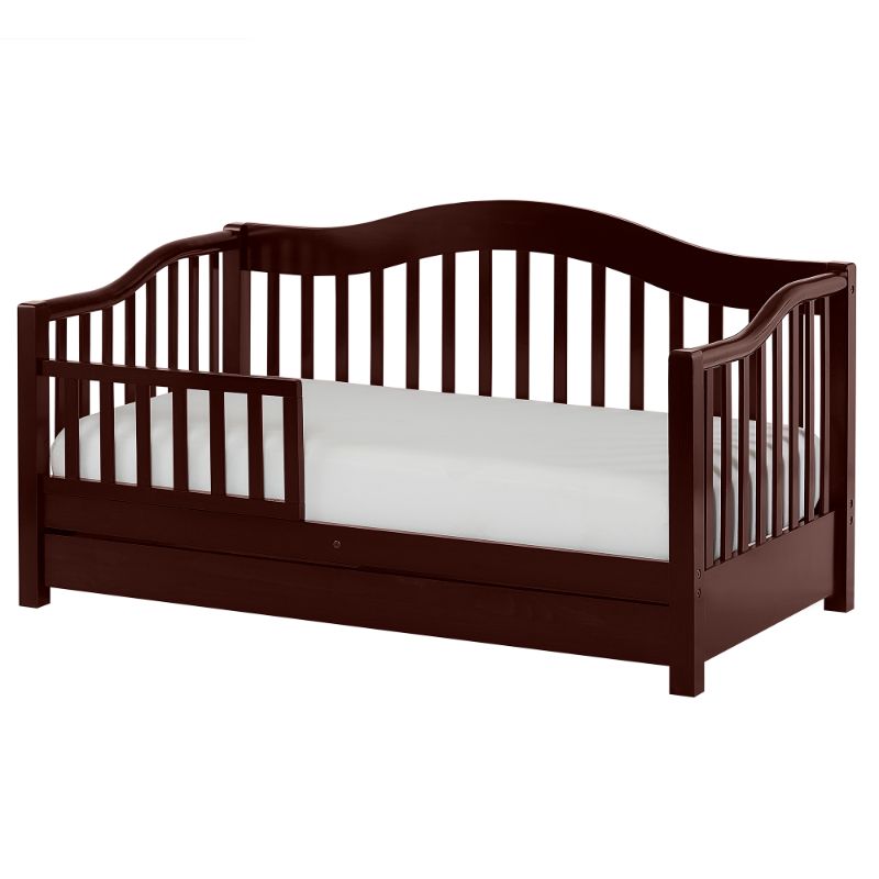 Photo 1 of Dream on Me Toddler Day Bed with Storage, Espresso (1222507)
