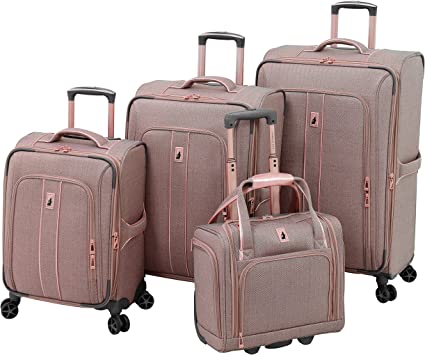 Photo 1 of LONDON FOG Newcastle 4 Piece Set, Rose Charcoal
