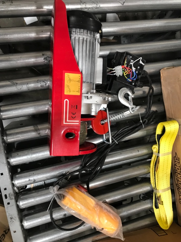 Photo 7 of VEVOR Electric Wire Cable Hoist Winch Crane Lift 1320LBS with 6.6ft Control Cord
