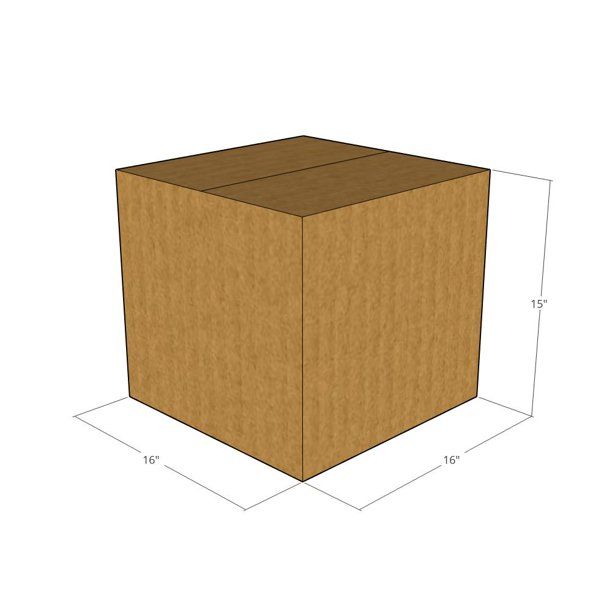 Photo 1 of 25 Corrugated Boxes 16x16x15 32 ECT 