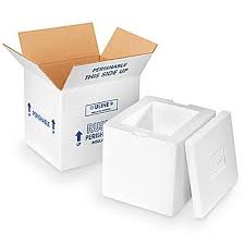 Photo 1 of **SET OF 3** Insulated Foam Shipping Kit - 8 x 6 x 7"
