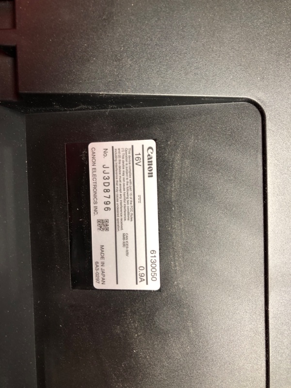 Photo 3 of **Parts Only** Non Functional**Canon ImageFORMULA DR-C225 II Office Document Scanner, Black - 3258C002

