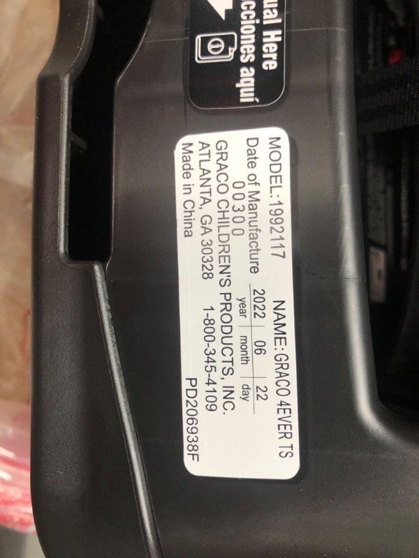 Photo 4 of Graco 4Ever 4 in 1 Car Seat featuring TrueShield Side Impact Technology
