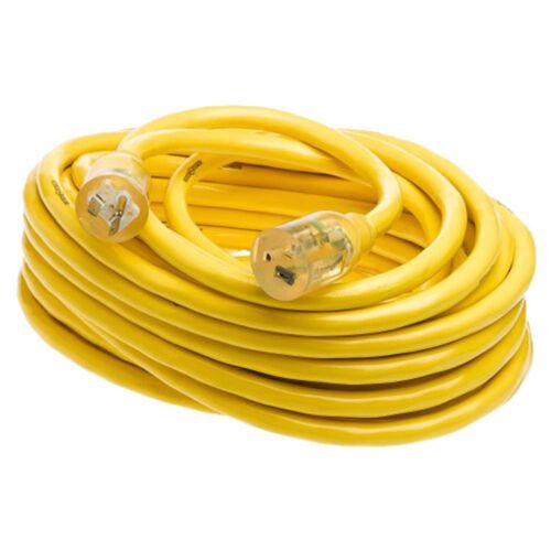 Photo 1 of 2992 10/3 SJTW 100-Foot Extra Heavy-Duty Premium Contractor Extension Cord with Lighted End, 125V/20A/2500W
