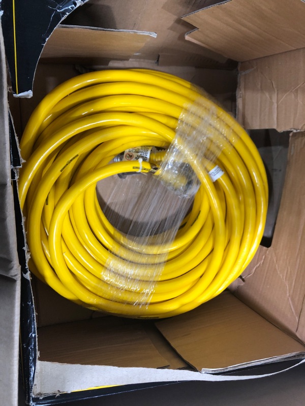 Photo 2 of 2992 10/3 SJTW 100-Foot Extra Heavy-Duty Premium Contractor Extension Cord with Lighted End, 125V/20A/2500W
