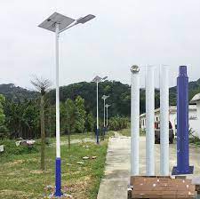 Photo 1 of New Split Type Solar Garden Lighting Street lamp aluminum pole 3m 4m 5m 6m garden solar light pole
